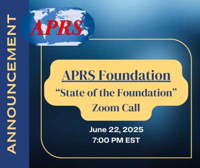 Evento vía ZOOM – Estado de la fundación APRS
